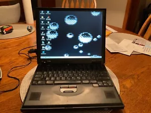RARE VINTAGE IBM THINK PAD 600 TYPE 2645 LAPTOP WIN 98 DOCK STATION - Picture 1 of 12