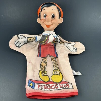 Marioneta de mano Pinnochio Walt Disney vintage años 50 Foto 1 de 4