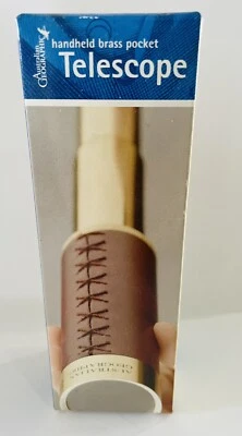 Pocket telescope Brass 25x30 binoculars Monocular Telescope Handheld - image 1 of 4