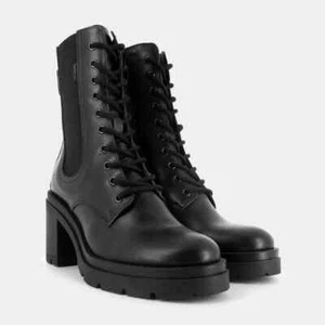 ANFIBIO con Tacco Nero Giardini mod. I411963D in Pelle Nero Sconto -40% - Imagen 1 de 9