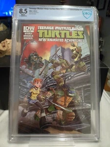 Teenage Mutant Ninja Turtles New Animated Adventures #1 IDW CBCS 8.5 Non CGC - Picture 1 of 5