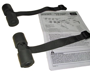 2 Stück ProRack Kofferraumträger 2&3 Fahrradträger Zylinder Haken Adapter & Handbuch - NEU - Bild 1 von 2