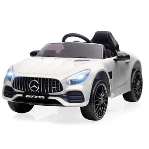 12V 4-8Y Kids Ride On Car, Licensed Mercedes-Benz, w/Parent Remote Control, Mp3 - Picture 1 of 16