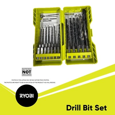 Conjunto de brocas de torção Ryobi Black Oxide haste sextavada (25 peças) sem clipe ABC-2 - Imagem 1 de 4