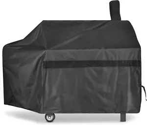 iCOVER 60in Offset Affumicatore Carbone Pellet Griglia Copertura,600D Resistente Impermeabile - Foto 1 di 6