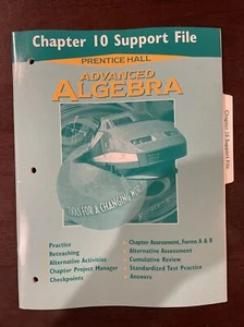 Algebra Chapter 10 Support File Practice Reteaching ETC Advanced Algebra - Bild 1 von 8