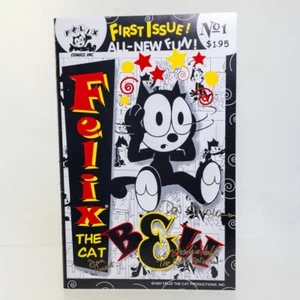 Cómic Félix - Félix El Gato Puño en Blanco y Negro Edición No. 1 FIRMADO (1997) *LIGERO DESGASTE* - Imagen 1 de 2