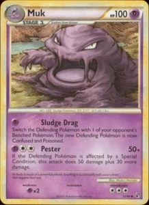 2x (HSDT-031) Muk (U) Pokemon HGSS Undaunted Card # 31 - Picture 1 of 1