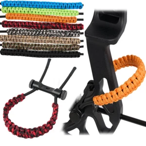 Adjustable Archery Bow Wrist Sling Braided Wrist Strap for Compound Bow Shooting - Afbeelding 1 van 25