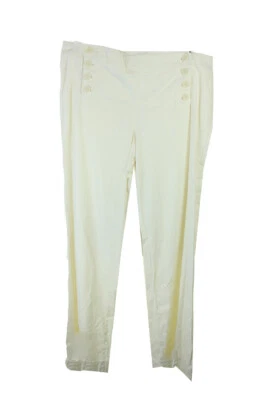 Pantalones marineros Studio M nuevos blanco roto 14 $88 Foto 1 de 3