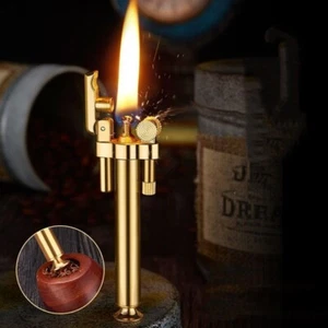 Detachable Copper Pipe Cigarette Lighter Kerosene Windproof Lighter Child Safety - Picture 1 of 9