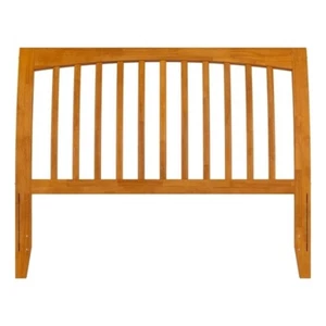 AFI Orleans Full Sleigh Solid Wood Slat Headboard in Light Toffee - Picture 1 of 9