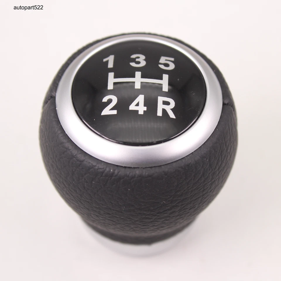 Botão de câmbio de marchas de couro 5 velocidades para Subaru Impreza Wrx Sti Outback 2009-2019 Mt - Imagem 1 de 4