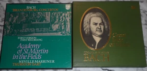 Bach 2 LP Box Set Lot Great Men of Music / Brandenburg Concertos First Version - Imagen 1 de 1