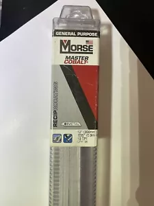 MK MORSE Master Cobalt Reciprocating Saw Blade 12" 18(TPI). 300mm. Made In U.S.A - Picture 1 of 5
