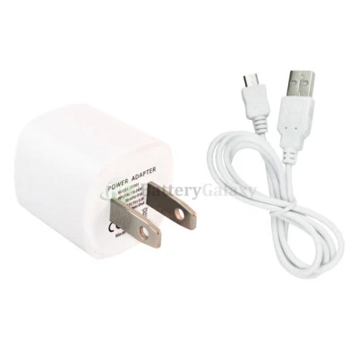 USB Cable+Wall Charger for Phone Samsung Galaxy J7 Perx / J7 Prime / J7 V/Halo - Image 1 of 4