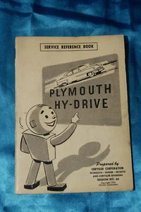 Chrysler Service Ref Bk #66 - 1953 - Plymouth Hy-Drive - Imagen 1 de 3
