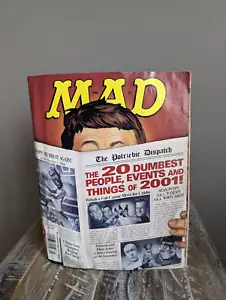 ✹ MAD MAGAZINE #413 ✹ Eminem Michael Jordan Vintage Year End 2001 ✹ January 2002 - Picture 1 of 6