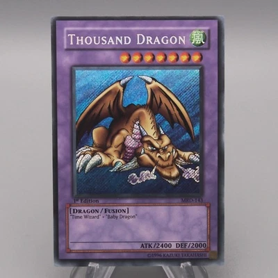 Yu-Gi-Oh Thousand Dragon MRD-143 Secret Rare 1st Edition MINT Asian English t155 - Image 1 of 4