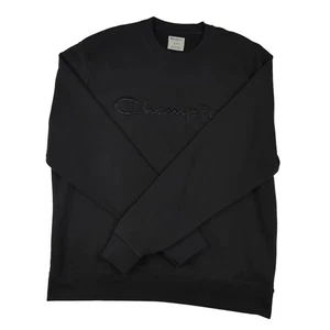 Champion Schwarz Baumwolle Sweatshirt Herren XL Regular Fit Pullover SWDSW16 - Bild 1 von 6