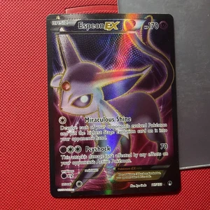 Tarjeta Pokémon XY Breakpoint: ESPEON EX 117/122 arte completo ultra raro LP/NM - Imagen 1 de 2