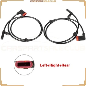 Pair of Rear Left & Right Side ABS Sensor For Mercedes-Benz C250 C300 C350 - Picture 1 of 6