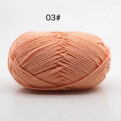 62 Colors Milk Cotton Skeins Hand Knitting Wool Baby Crochet Chunky Yarn 50g - Image 1 of 4