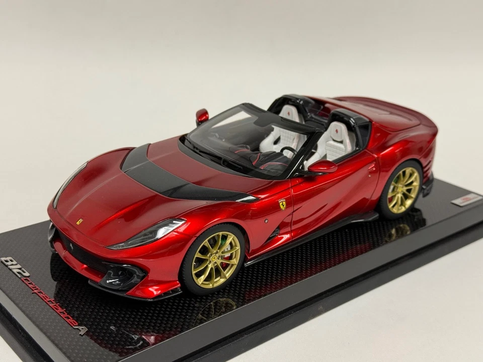 1/18 MR Collection Ferrari 812 Competizione A Rosso Effesto 3 pcs FE034AT BO162 - Image 1 of 4