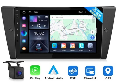 Für BMW E93 Android Auto 14 9" E90X7 Autoradio GPS Navi CarPlay WiFi DAB DSP RDS - Bild 1 von 4