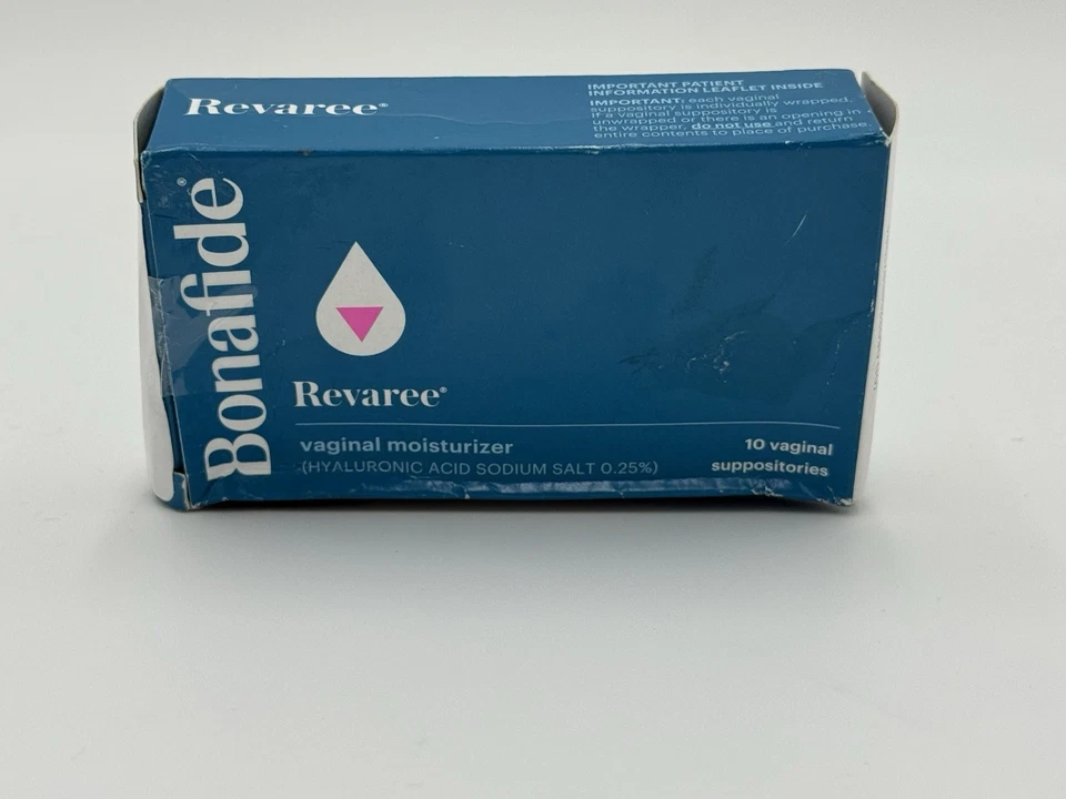 Bonafide Revaree Vaginal Moisturizer With Hyaluronic Acid Two Boxes 6 Total