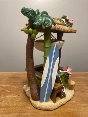 Aquecedor de torta Yankee Candle Hang Bahama Tiki Hut pendurado... Raro e aposentado! - Imagem 1 de 4