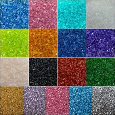 Sugar Crystals Cupcake Sprinkles Cake Toppers Sparkling Cocktail Rim Decorations - Image 1 of 4