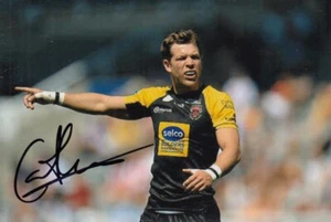Foto Chris Atkin Firmada a Mano de los Rojos de la Ciudad de Salford 6x4 Autógrafo de la Liga de Rugby 1 - Imagen 1 de 1