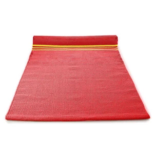 Simple 100% Cotton Anti Skid Yoga Mat For Womens & Mens Red Color - Picture 1 of 5