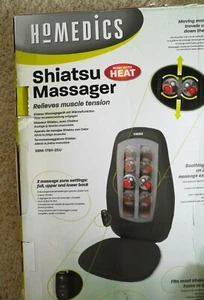 HoMedics SBM 179H 2 EU Shiatsu Massagesitz Massager Wärmefunktion Rollenmassage - Bild 1 von 3