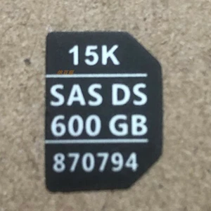 10PCS  870794-001 Fit HP 2.5 inch 600gb 12gb SAS 15k disk shelf head label - Picture 1 of 3
