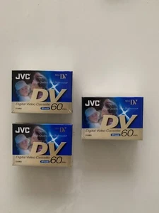 3x JVC DVM60 Digital Video Cassette SP mode OVP - Bild 1 von 2