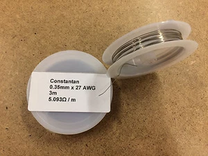 0.35mm x 3m 27 AWG Constantan Resistance Wire - Picture 1 of 2