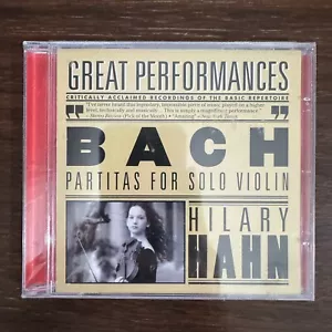 HILARY HAHN - BACH PARTITAS FOR SOLO VIOLIN (CD) 2004!! RARE!! SONY CLASSICAL - Picture 1 of 2