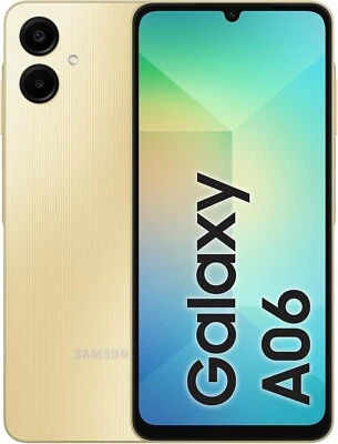 SAMSUNG GALAXY A06 4G DUAL SIM SM-A065F DS 64GB RAM 4GB GOLD NO BRAND - Immagine 1 di 4