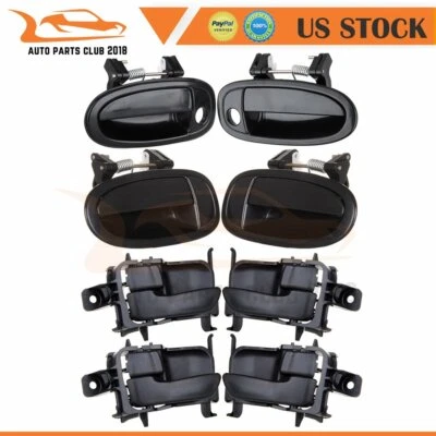 8Pcs Door handles Inside Outside Front Rear Left Right for 97-99 Toyota Avalon Foto 1 de 4