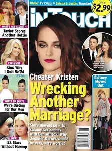 In Touch Magazine Kristen Stewart Taylor Swift Real Housewives Kim Kardashian . - Foto 1 di 6