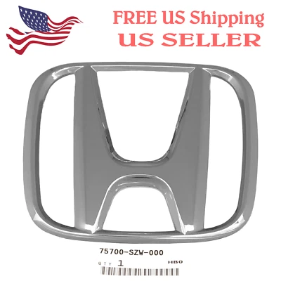 Rejilla delantera cromada emblema logotipo insignia para Honda Accord CR-V Pilot Crosstour 2012 Foto 1 de 4