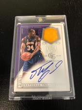 SHAQUILLE O'NEAL magic 2013-14 PANINI NATIONAL TREASURES AUTOGRAPH JERSEY 19/30