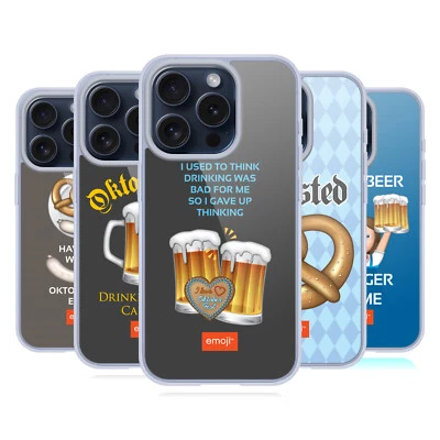 OFFICIAL emoji® OKTOBERFEST SOFT GEL CASE FOR APPLE iPHONE PHONES - Image 1 of 4