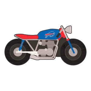 Buffalo Bills Motorcycle Sign Size 13.5" W x 6" H x .25" D - Picture 1 of 1