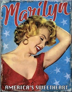 Marilyn Monroe Metal sign Sweetheart Hollywood legend Home Wall Decor #2681 - Picture 1 of 1