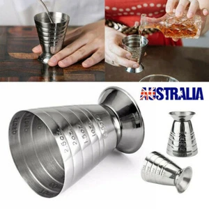 75ml Cup Spirit KU Stainless Jigger Bartending Wine Tools Alcohol Cocktails - Picture 1 of 12