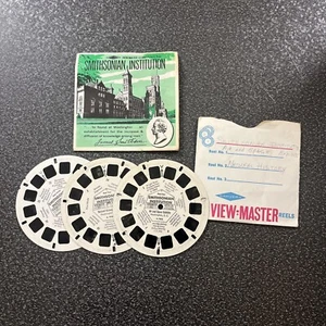 Vintage Sawyers View Master SMITHSONIAN INSTITUTION D.C. A792 Booklet & 3 Reels - Picture 1 of 7