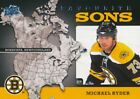 2008-09 Upper Deck FAVOURITE SONS #11 MICHAEL RYDER - Boston Bruins
